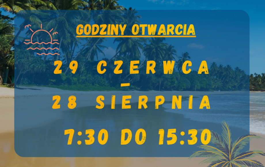 Zdjęcie do  Wakacje w pełni, a CAS nadal jest otwarty!