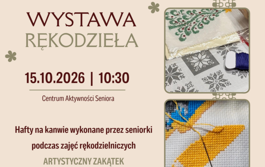Zdjęcie do &bdquo;Artystyczny zakątek&rdquo; &ndash; zapraszamy na wernisaż wystawy...