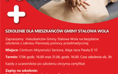 Zdjęcie do Bezpłatne szkolenie z zakresu pierwszej pomocy przedmedycznej