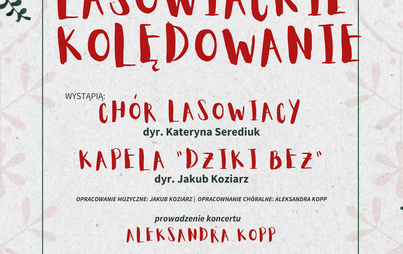 Zdjęcie do Lasowiackie kolędowanie &ndash; muzyczne spotkanie pokoleń