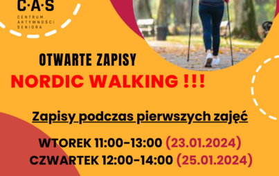 Zdjęcie do OTWARTE ZAPISY NA NORDICK WALKING 