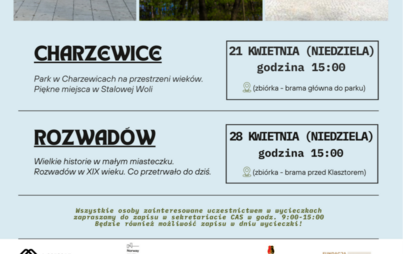 Zdjęcie do Bezpłatne Wycieczki - Charzewice - 21.04 i Rozwad&oacute;w- 28.04