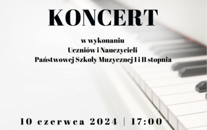 Zdjęcie do Koncert w wykonaniu uczni&oacute;w i nauczycieli PSM