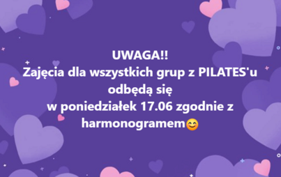 Zdjęcie do ZAJĘCIA Z PILATES - WSZYSTKIE GRUPY