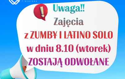 Zdjęcie do Zajęcia Zumba i Latino Solo w dniu 8.10 (wtorek) - ODWOŁANE