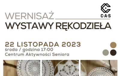 Zdjęcie do Wernisaż Rękodzieła 22.11.2023