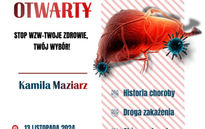 Zdjęcie do Wykład Otwarty: Stop WZW - Twoje zdrowie, Tw&oacute;j wyb&oacute;r!